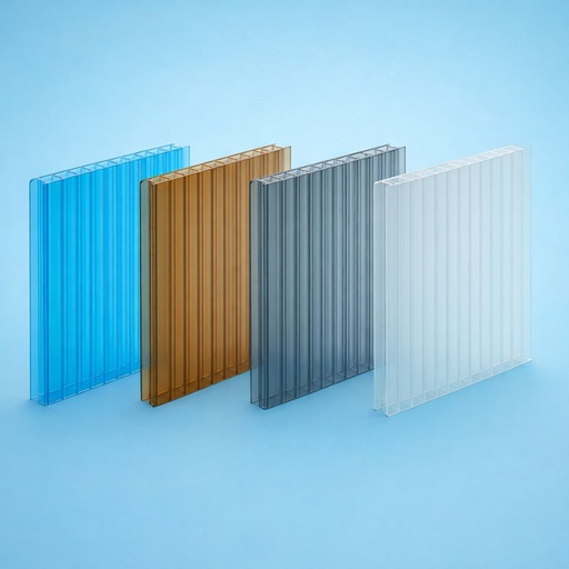 Planchas de policarbonato alveolar COLOR - 4 a 10mm